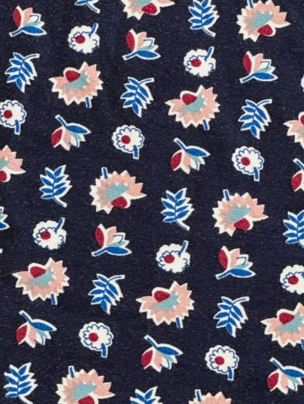 Boden Navy Floral Midi Dress - Picture 4 of 9